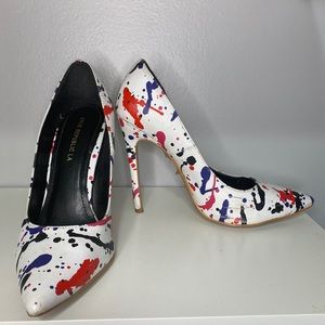 White Splash 💦 pump